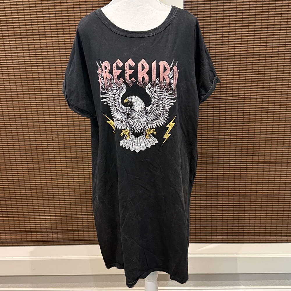HRT & LUV mineral wash dress size large EUC Freebird